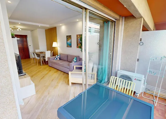 Agreable 2p Renove Au Centre Avec Terrasse - Fr-1-196-387 Apartmán Menton
